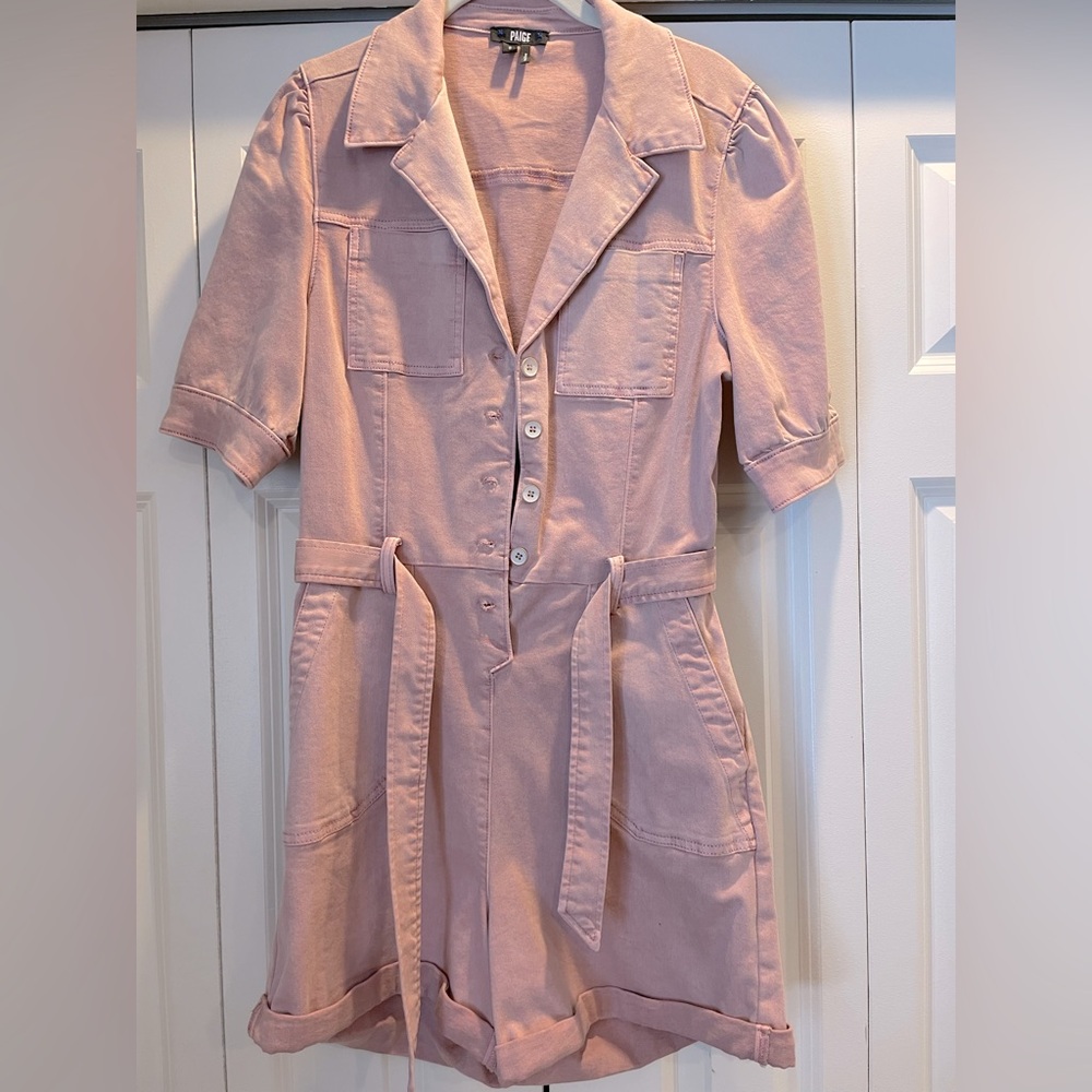 Adorable dusty rose Paige romper. Worn once! Perfection condition.